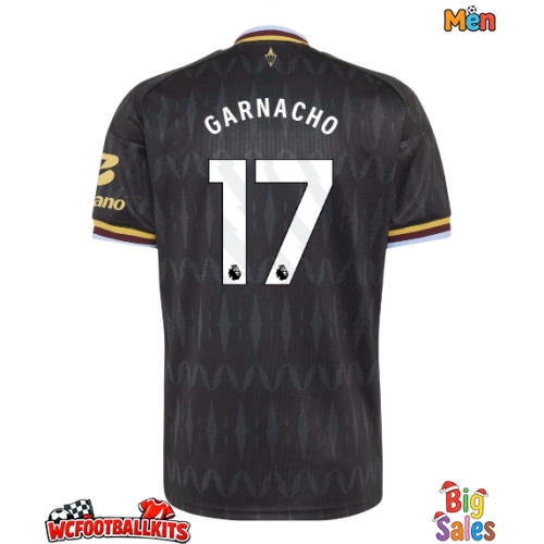 Aston Villa Alejandro Garnacho #17 Replica Away Stadium Shirt 2026-27 Short Sleeve
